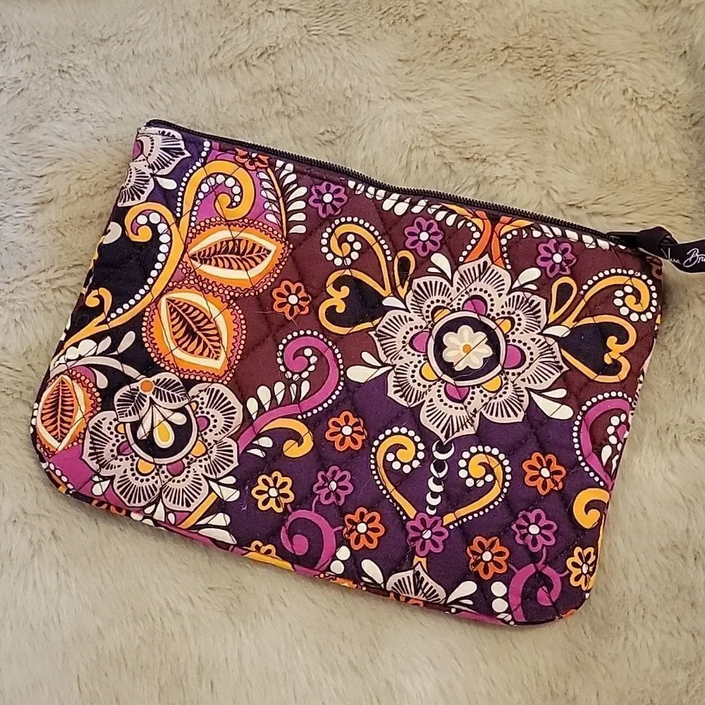 VERA BRADLEY SUNSET SAFARI COSMETIC BAG